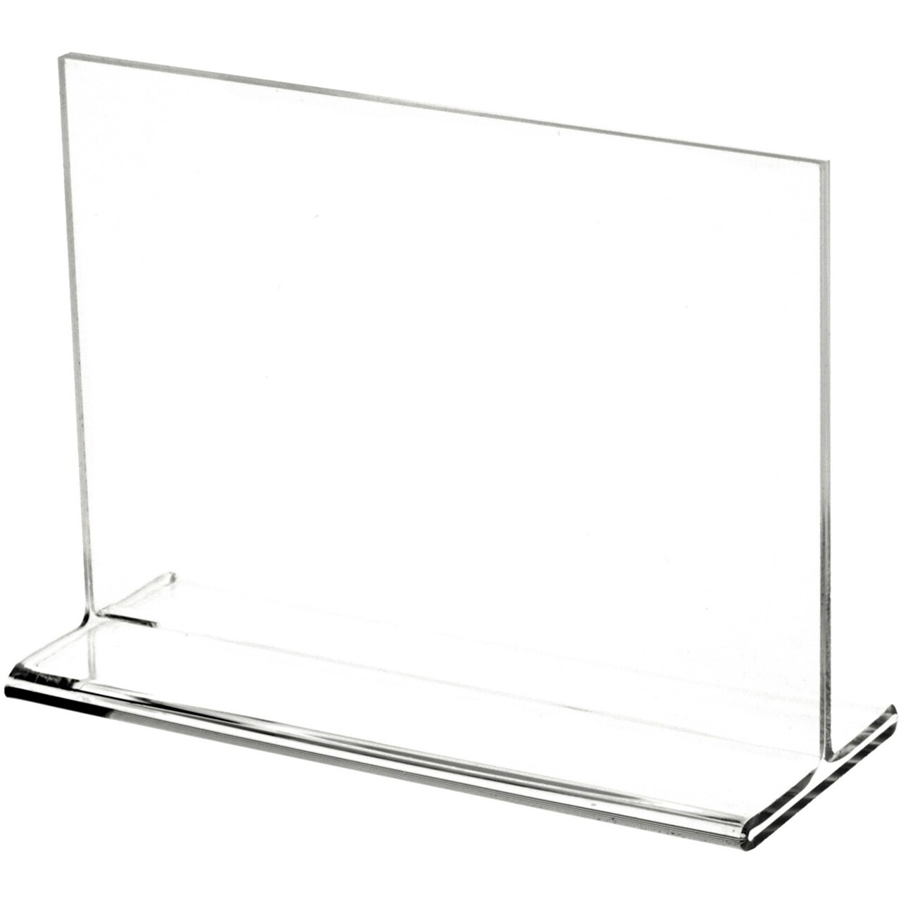 Plymor Clear Acrylic Sign Display / Literature Holder (Top-Load), 7" W x 5" H